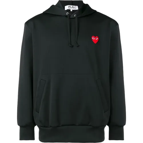 Play Sweatshirt Hoodie , male, Sizes: L, XL - Comme des Garçons Play - Modalova