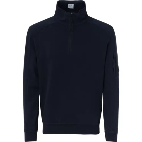 Fleece Zip Sweatshirt , Herren, Größe: L - C.P. Company - Modalova
