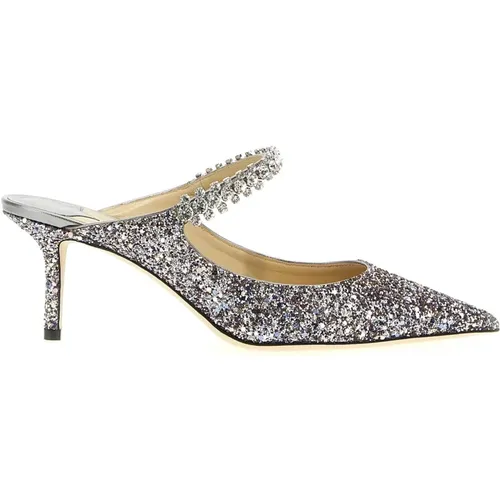 Silver Glitter Pumps Elevate Style , female, Sizes: 3 UK - Jimmy Choo - Modalova