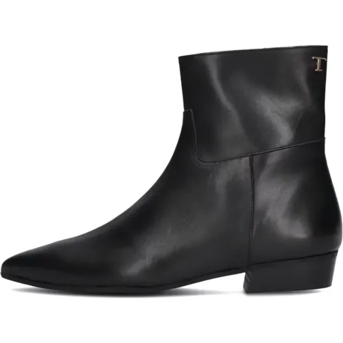 Schwarze Leder Stiefeletten Belinda , Damen, Größe: 37 EU - Toral - Modalova