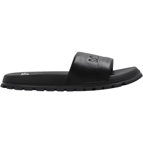 ‘The Slide’ Leder-Sandalen mit Logo-Verzierung , Damen, Größe: 36 EU - Marc Jacobs - Modalova