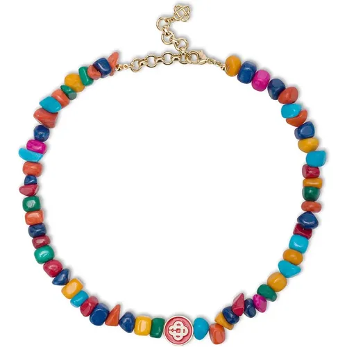 Multicolour Stone Necklace , female, Sizes: ONE SIZE - Casablanca - Modalova