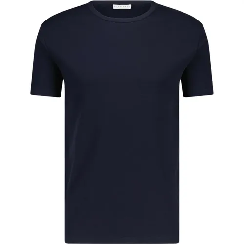 Baumwoll T-Shirt Bequemer Rundhalsausschnitt , Herren, Größe: S - Kiefermann - Modalova