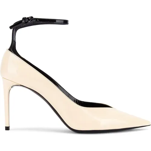 Lackleder Pumps Ss22 , Damen, Größe: 34 EU - Saint Laurent - Modalova