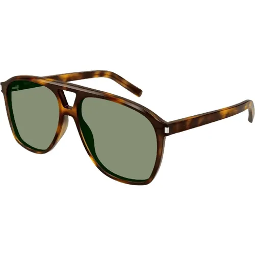 Oversize Aviator Sunglasses Inspired by Spring Collection , female, Sizes: 58 MM - Saint Laurent - Modalova