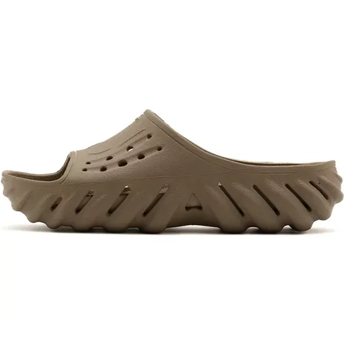Echo Slide Sandalen , Damen, Größe: 37 EU - Crocs - Modalova