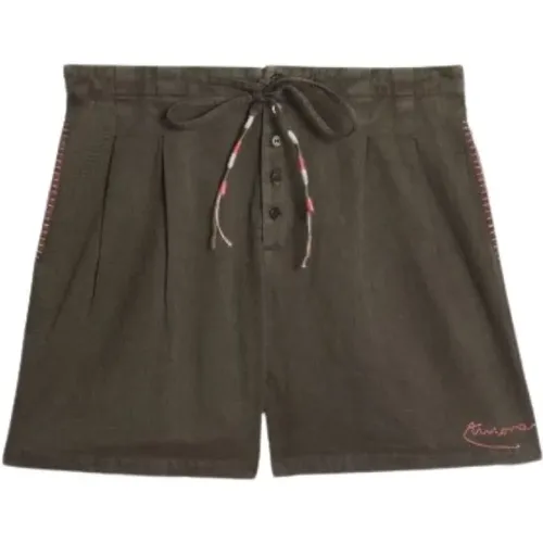 Khaki Summer Shorts , female, Sizes: M - Arizona Love - Modalova