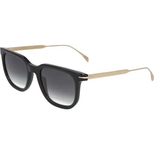 Retro Square Sunglasses Collection , unisex, Sizes: 52 MM - Eyewear by David Beckham - Modalova