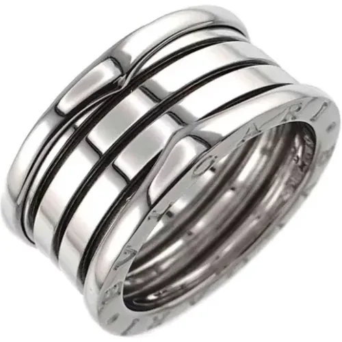 Pre-owned White Gold rings , female, Sizes: ONE SIZE - Bvlgari Vintage - Modalova