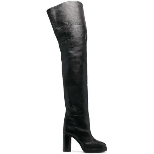 Knee-high Leather Boots , female, Sizes: 4 UK - Isabel marant - Modalova