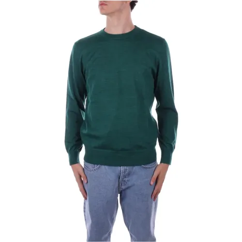 Grüner Logo Front Pullover , Herren, Größe: L - Saint Barth - Modalova