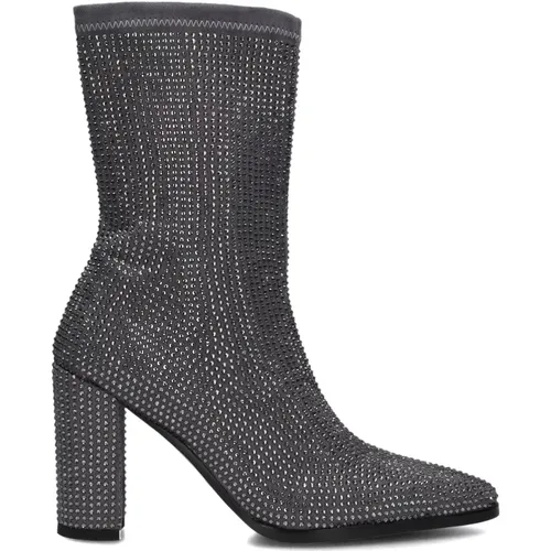 Graue Textil Stiefeletten Vetusa , Damen, Größe: 41 EU - Lodi - Modalova