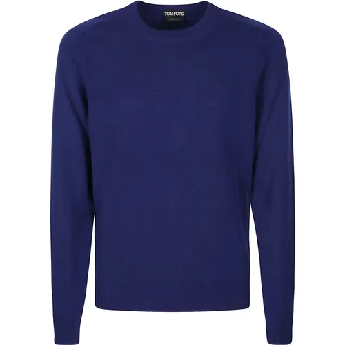 Luxuriöser Cashmere Saddle Sweater,Lavendel Cashmere Saddle Pullover - Tom Ford - Modalova