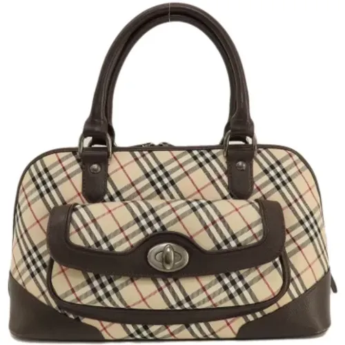 Pre-owned Canvas handbags , female, Sizes: ONE SIZE - Burberry Vintage - Modalova