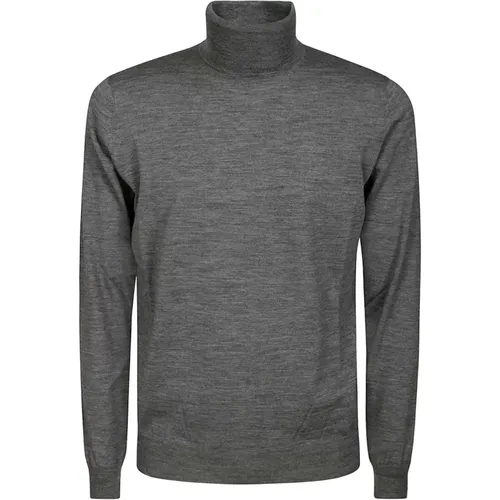 Merino Wool Turtleneck Sweater , male, Sizes: M, L, XL - Hindustrie - Modalova