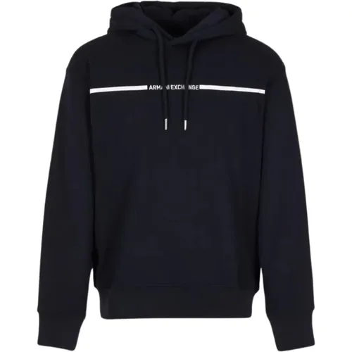 Hoodie Sweatshirt , male, Sizes: L, M - Armani Exchange - Modalova