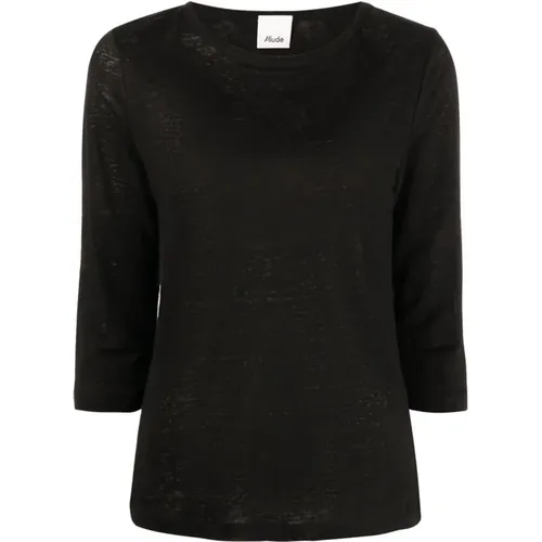 Boatneck Top , female, Sizes: S, XL - allude - Modalova