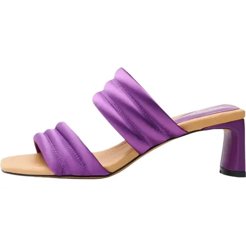 Sylvi Satin High Heel Sandals , female, Sizes: 4 UK - Shoe the Bear - Modalova