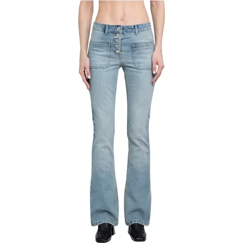 Denim Bootcut Pants , female, Sizes: L, S, XS - Courrèges - Modalova