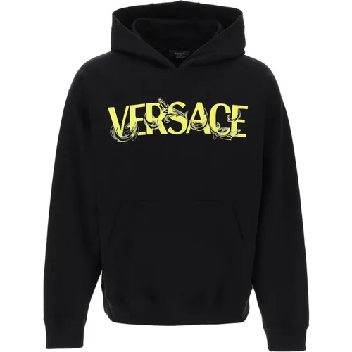 Schwarzes Stilmodell , Herren, Größe: L - Versace - Modalova