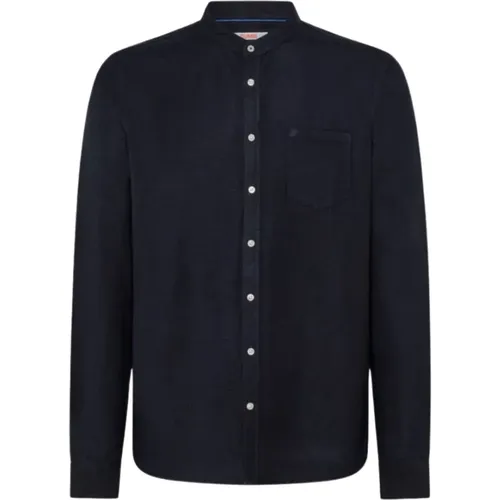 Korea Linen Shirt - Effortless Style , male, Sizes: S, M, L - Sun68 - Modalova