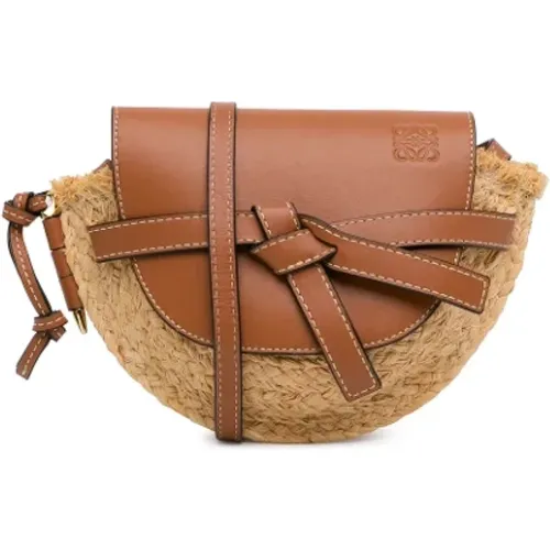 Pre-owned Raffia crossbody-bags , female, Sizes: ONE SIZE - Loewe Pre-owned - Modalova