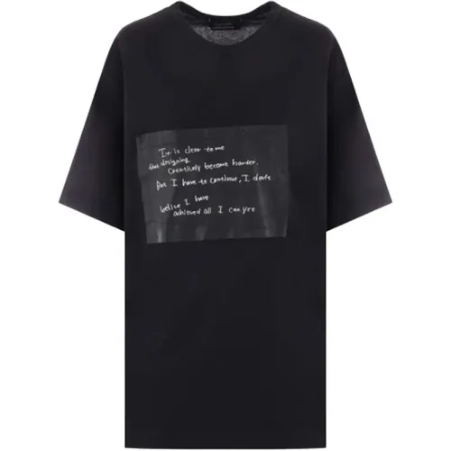 T-Shirts , female, Sizes: M - Yohji Yamamoto - Modalova