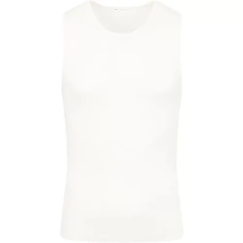 Ivory Viscose Tank Top Aw23 , Herren, Größe: XL - Ami Paris - Modalova