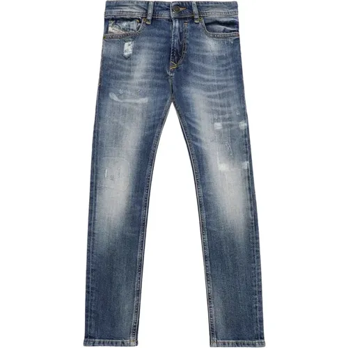 Vintage Distressed Skinny Jeans für Kinder - Diesel - Modalova