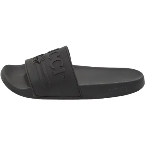 Pre-owned Rubber sandals , female, Sizes: 4 UK - Gucci Vintage - Modalova