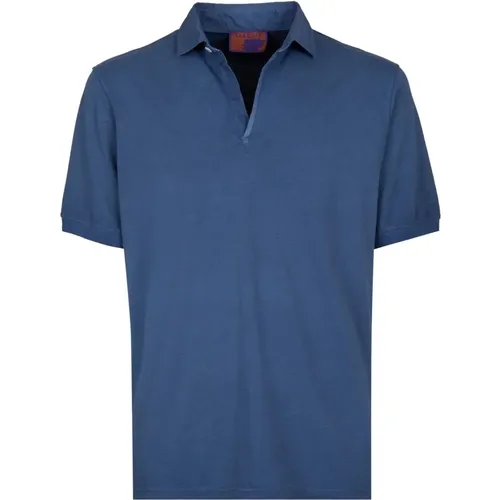 Weiches Baumwoll-Poloshirt aus Italien , Herren, Größe: XL - Gallo - Modalova