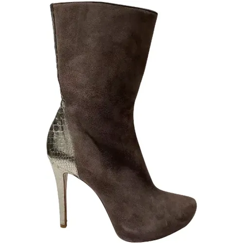 Pre-owned Suede boots , female, Sizes: 8 UK - Alexandre Birman Pre-owned - Modalova