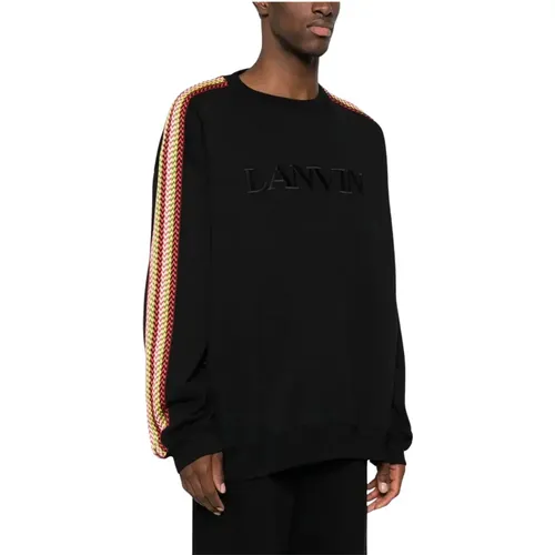 Curb Fleece Sweatshirt , male, Sizes: S - Lanvin - Modalova