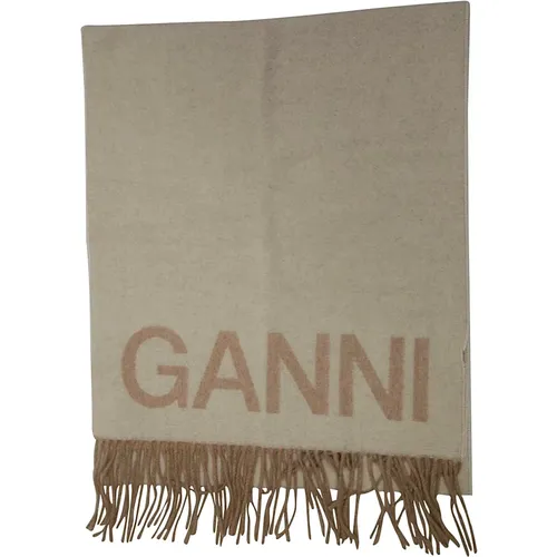 Fringe Wollschal Ganni - Ganni - Modalova