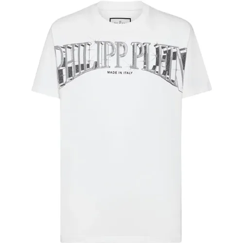 Weiße T-Shirts und Polos , Herren, Größe: L - Philipp Plein - Modalova