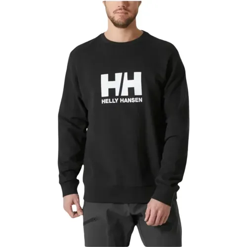 Schwarzer Logo Crew Sweatshirt - Helly Hansen - Modalova