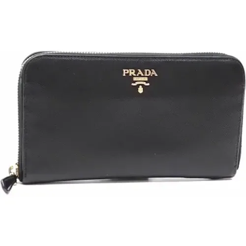 Pre-owned Leather wallets , female, Sizes: ONE SIZE - Prada Vintage - Modalova