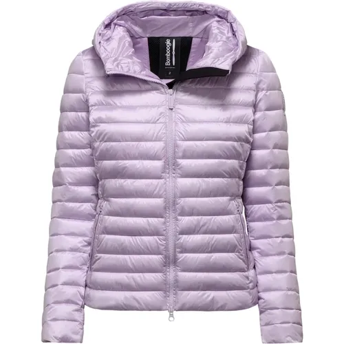 Lightweight Bright Nylon Hooded Jacket , female, Sizes: XS, XL, 3XL, 2XL, S, L, M - BomBoogie - Modalova