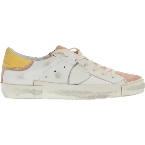 Womens Shoes Sneakers Rosa , female, Sizes: 4 UK, 3 UK, 5 UK, 6 UK - Philippe Model - Modalova