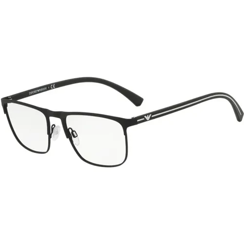 Schwarze Montura Sonnenbrille , unisex, Größe: 55 MM - Emporio Armani - Modalova