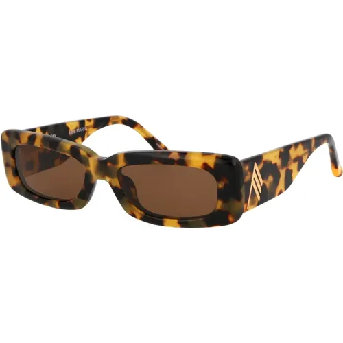 Mini Marfa Sonnenbrille , Damen, Größe: 52 MM - The Attico - Modalova