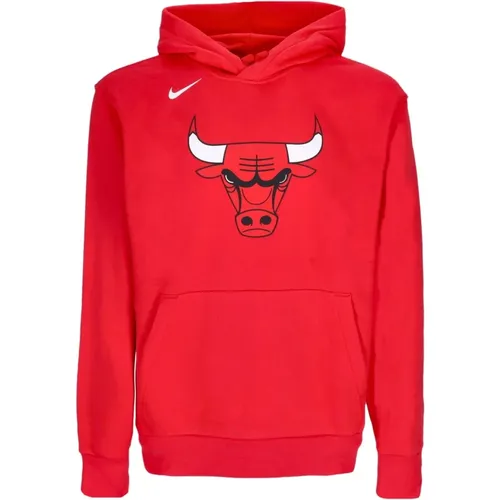 Chicago Bulls Fleece Hoodie , Herren, Größe: M - Nike - Modalova