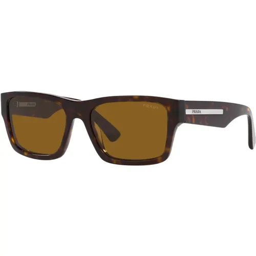 Havana/ Sunglasses , male, Sizes: 56 MM - Prada - Modalova