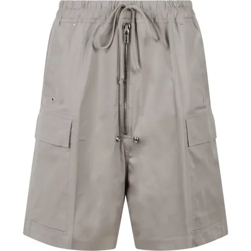 Canvas Cargo Bermuda Shorts , male, Sizes: S - Rick Owens - Modalova