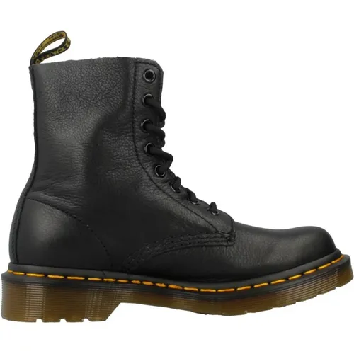 Klassische Schnürstiefel aus Virginia-Leder , Damen, Größe: 40 EU - Dr. Martens - Modalova