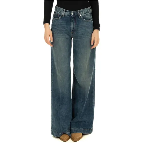 Nadia Palazzo Denim Jeans , female, Sizes: W27 - Nine In The Morning - Modalova