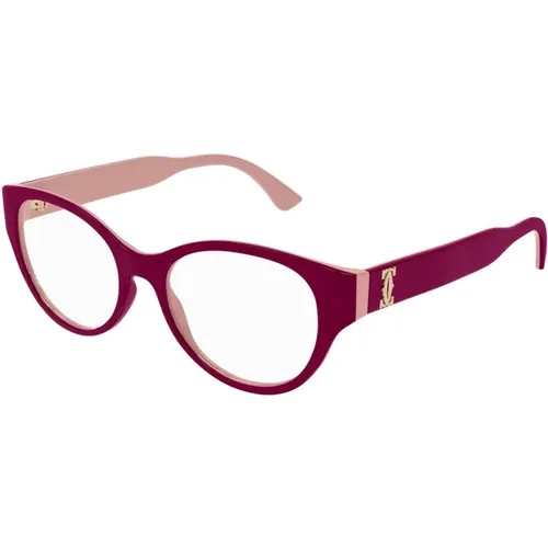 Recycled Acetate Optical Glasses , unisex, Sizes: 53 MM - Cartier - Modalova