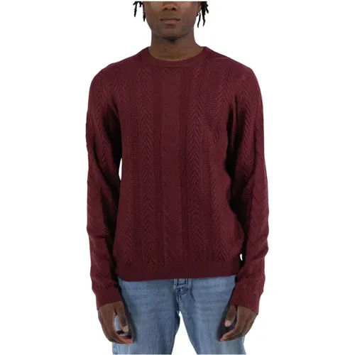 Cable Sweater , male, Sizes: L, M, XL - Guess - Modalova