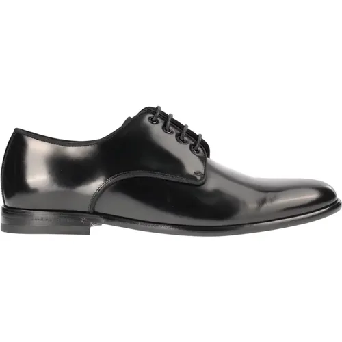 Lace-Up Derby Shoe , male, Sizes: 9 1/2 UK, 7 UK, 6 1/2 UK, 8 1/2 UK, 10 UK, 9 UK, 10 1/2 UK, 5 UK, 7 1/2 UK, 8 UK, 6 UK, 11 UK - Dolce & Gabbana - Modalova