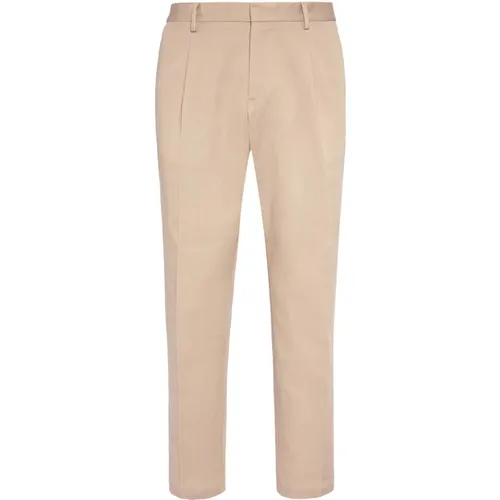 Stretch-Baumwoll-Gabardine-Hose , Herren, Größe: 2XL - Boggi Milano - Modalova